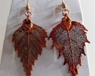 Birch Leaf Dipped in Copper