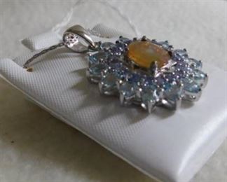 Ethiopian Opal Blue Topaz