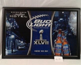Bud Light Super Bowl XLVII Mirror