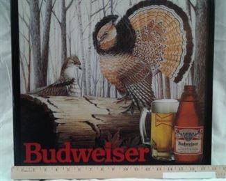 Budweiser Lighted Beer Sign