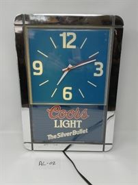 Coors Light Wall Clock