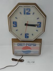 Diet Pepsi Wall Clock