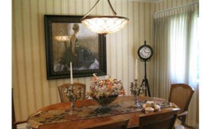 Dining room table and chairs
