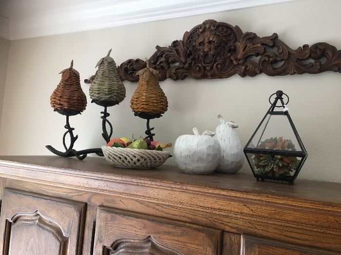 Decor items throughout the home