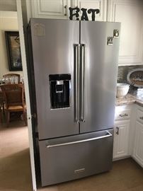 Stainless fridge