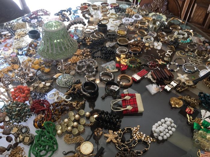 Loads of costume jewelry
