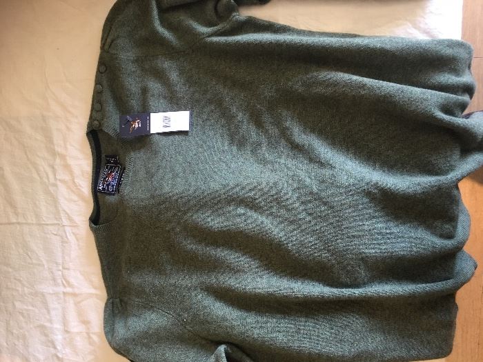 Brand new never worn cashmere sweaters...tag still on them. 150 dollars at the store