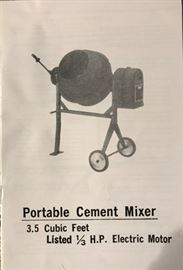 Cement Mixer