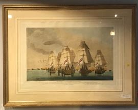 Framed Print Battle of Tafalgar