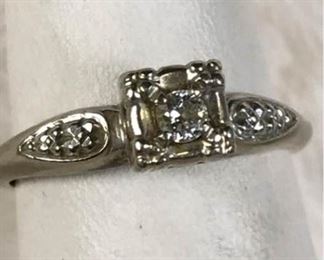 Jc029 Diamond  14Kt Gold Ring