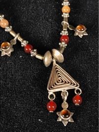 Ch003 Sterling Necklace Choker Style