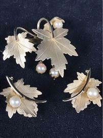 Jc017 Sarah Coventry Pin  Earrings