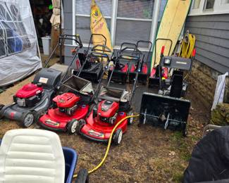 Mowers snow blowers