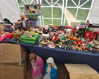 Holiday and some blow molds