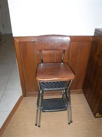 Vintage Cosco step stool chair