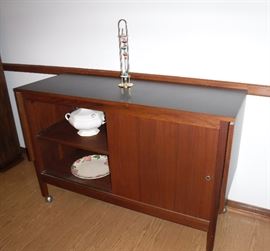 Mid Century modern drop leaf sideboard
