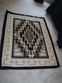 Two Gray Hills Navaho Rug - Fred Harvey collection