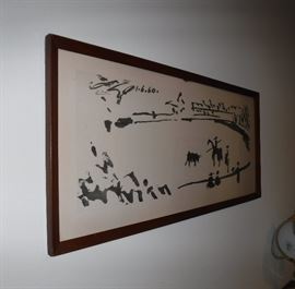 Picasso "Corrida de Toros" 1960