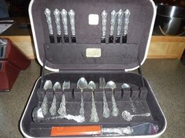 Gorham Sterling Flatware "Strasbourg" 60 pieces