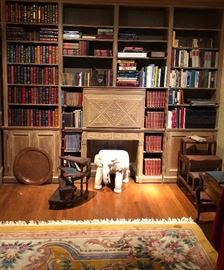 Library in Living room