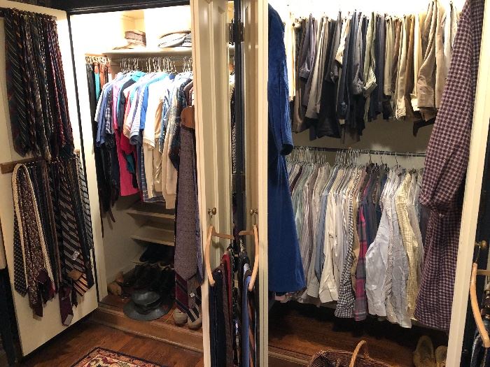 Mens closets