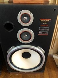 Large Fisher speakers pair