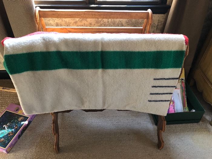 4 point wool Hudson Bay wool blanket