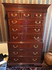 Council mahogany tall chest (another view)