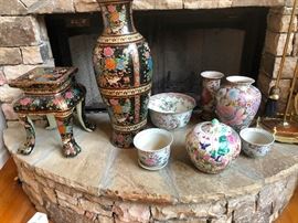 Cloisonne vases