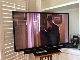 55 inch LG Flat Screen with Panasonic sound! You'll never have to leave the house (but we recommend you do anyway)