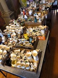 Large collection of pitchers