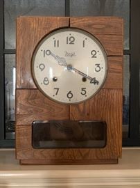 Meiji Wooden Mantle Clock