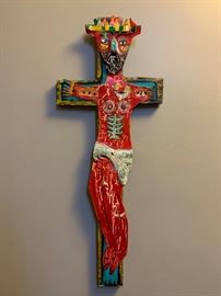 Folk Art Jesus on the Cross