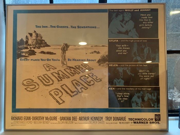 A Summer Place, Original 1963 Movie Poster