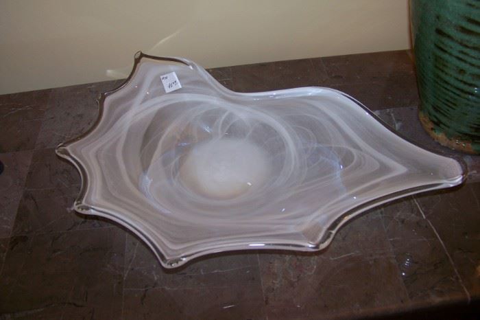 Italian glass bowl