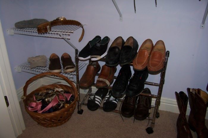 And more shoes - ties and belts