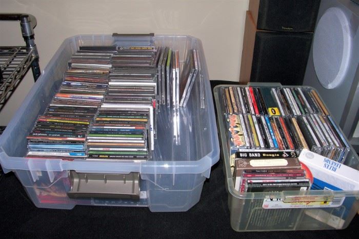 Lots of CD's, DVR's