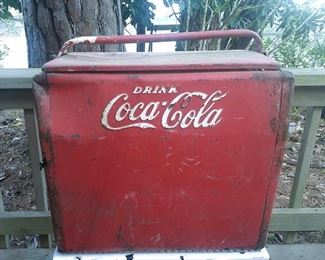 Vintage Coca Cola ice chest