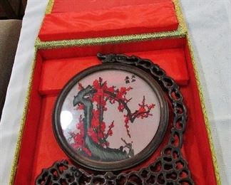 Double Sided Silk Embroidered Display. Comes with original presentation box.