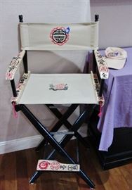 Custom Feng Shui Director's Chair. Created by Marco Island, FL artist Malenda Trick. Excellent Condition!