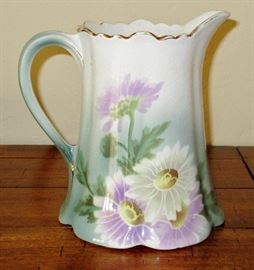 Luneville France Porcelain Pitcher