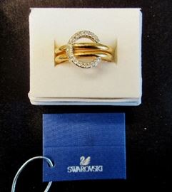 Signed Official Authentic Swarovski Ring