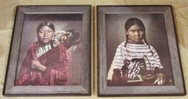 Framed L.A. Huffman Prints from Coffrin's Old West Gallery