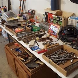 TONS of hand tools, including Craftsman