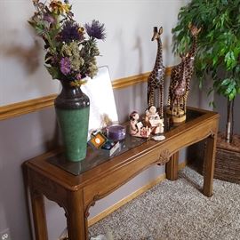 Console table with matching end table