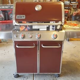 Weber Genesis Special Edition grill, with cover