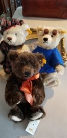 Steiff Teddy Bears (original label and button in ears)