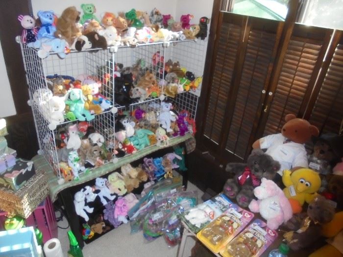 Some of the Beanie Babies Collection