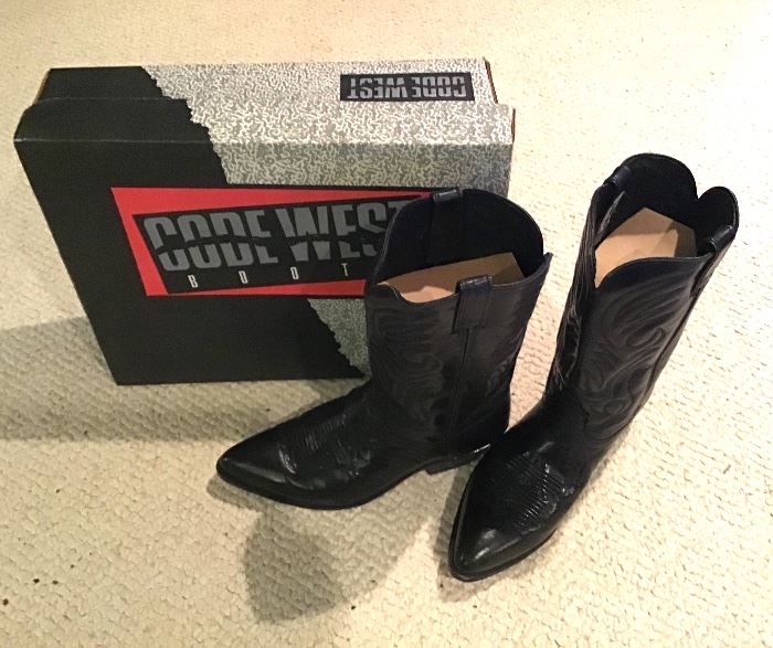 Code West Men’s size 10.5 Leather Cowboy Boots