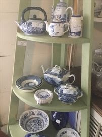 Blue and white including Johnson Bros